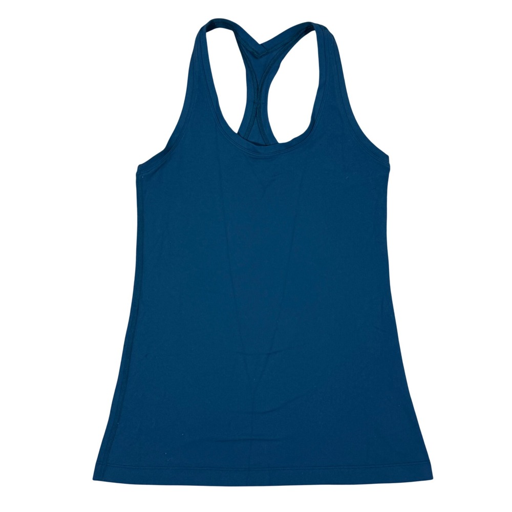 Lululemon Teal Blue Racerback Tank Top Athletic Workout Yoga Size Small Estimate